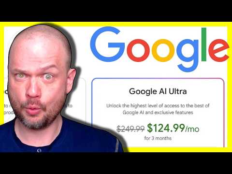 Thumbnail for Google's MASSIVE "AI Ultra" | Mariner, Astra, Veo 3, jules, Diffusion etc (FIRST LOOK)